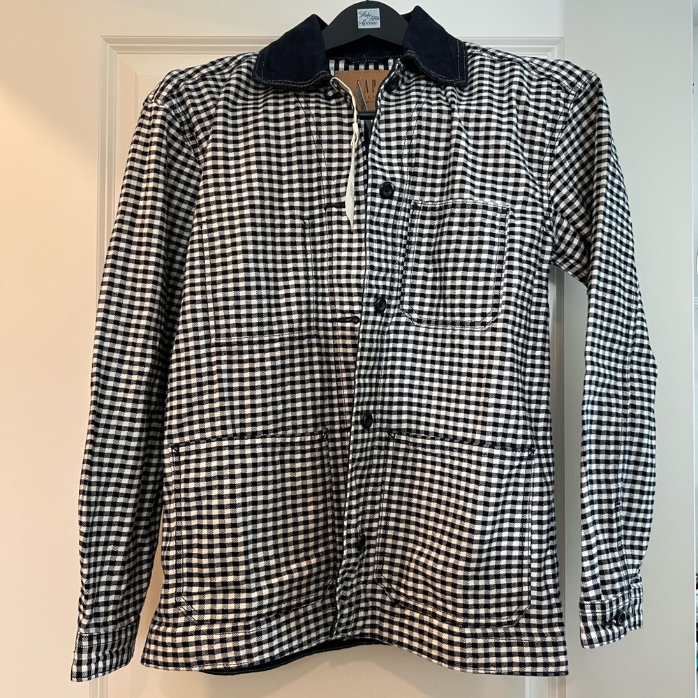 Gap x DOEN Gingham jacket NWT XS